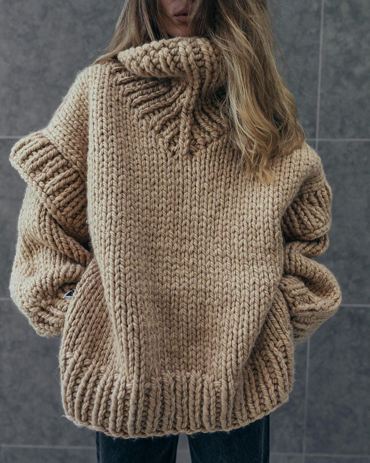 Mandy | Pull en grosse maille classique pour femme