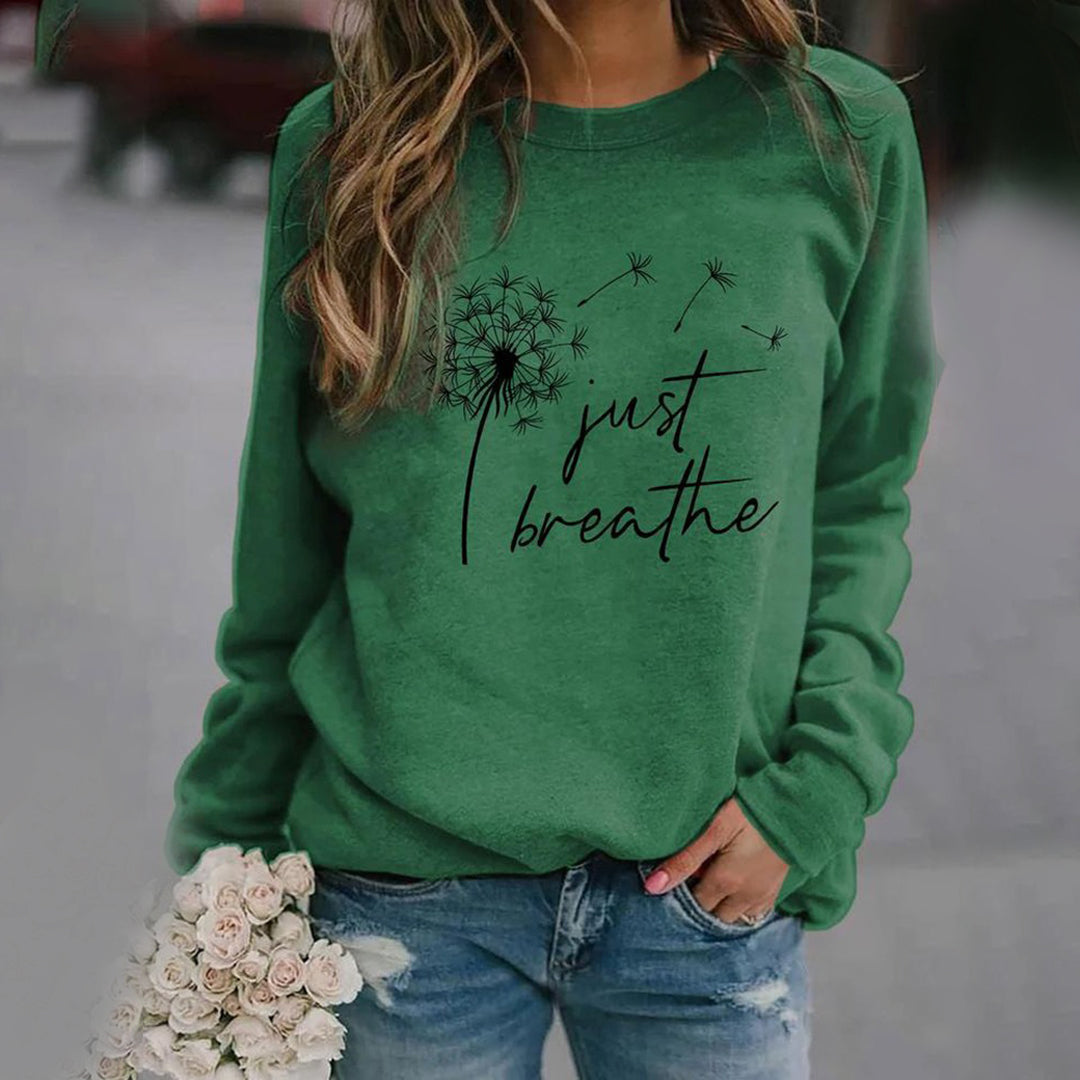 Yarely | Elegancka bluza damska „Just Breathe” o ponadczasowym kroju