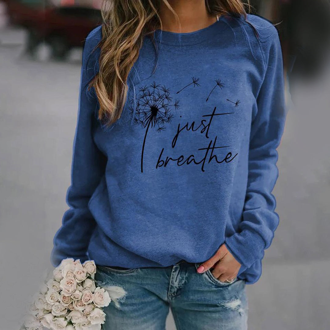Yarely | Elegancka bluza damska „Just Breathe” o ponadczasowym kroju