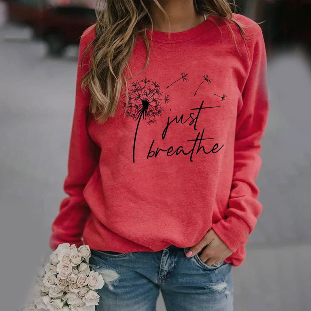 Yarely | Elegancka bluza damska „Just Breathe” o ponadczasowym kroju