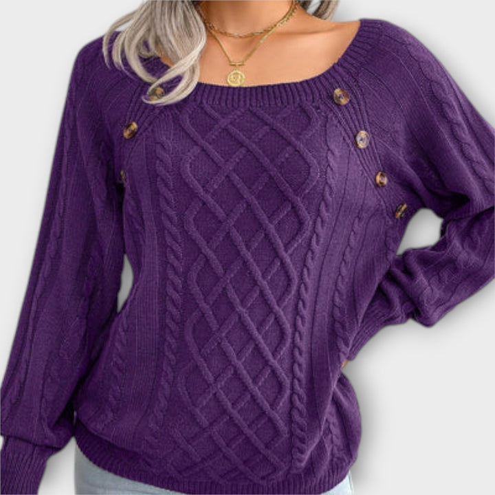 Camille de Lille™ - Sweter z dzianiny