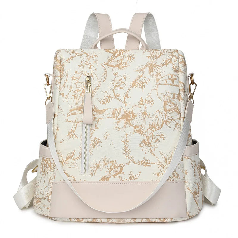 Fashionable Women's Bags, Trendy Backpacks, Large-Capacity Simple