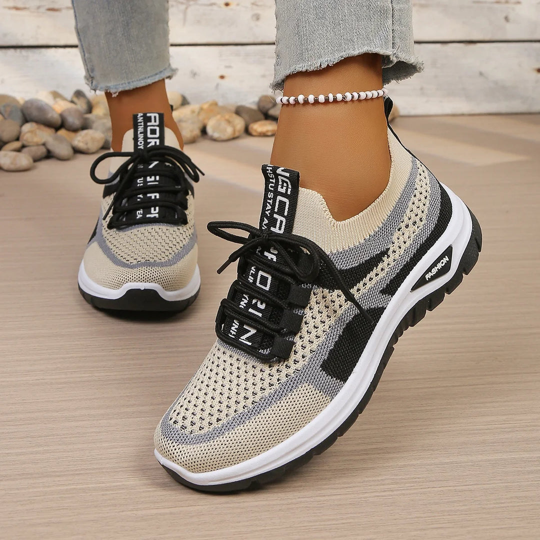 Women's Shoes Double-Color Work Shoes for Ladies