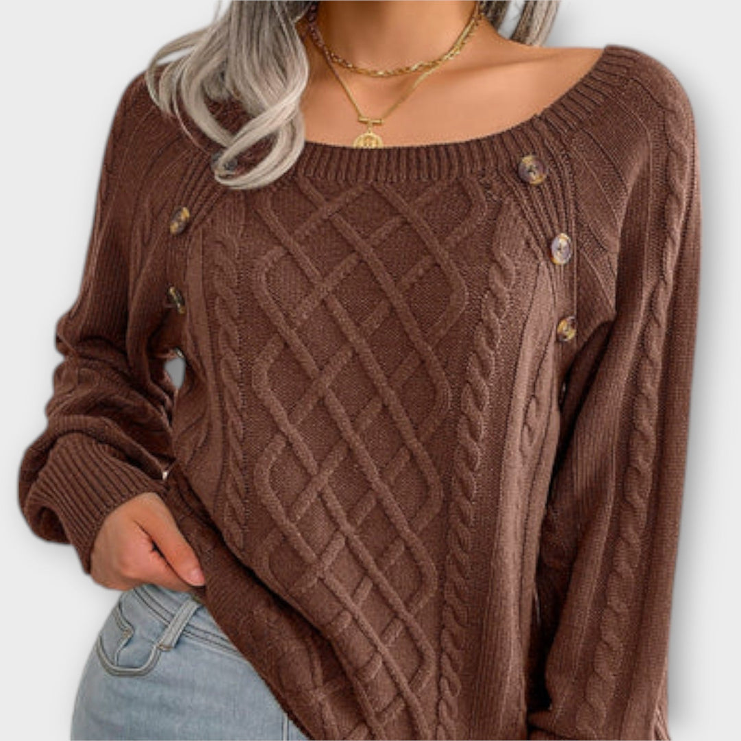 Camille de Lille™ - Sweter z dzianiny