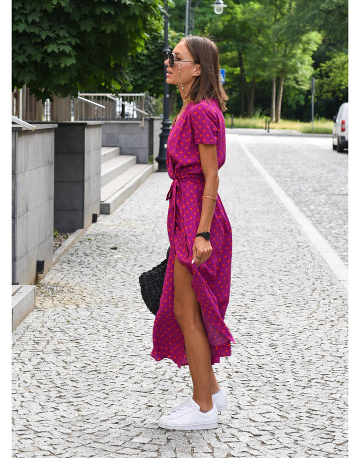 Yolanda | Robe Midi Douce et Confortable pour Femme au Quotidien