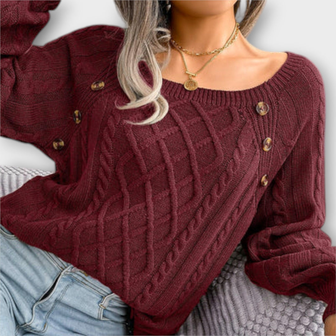 Camille de Lille™ - Sweter z dzianiny