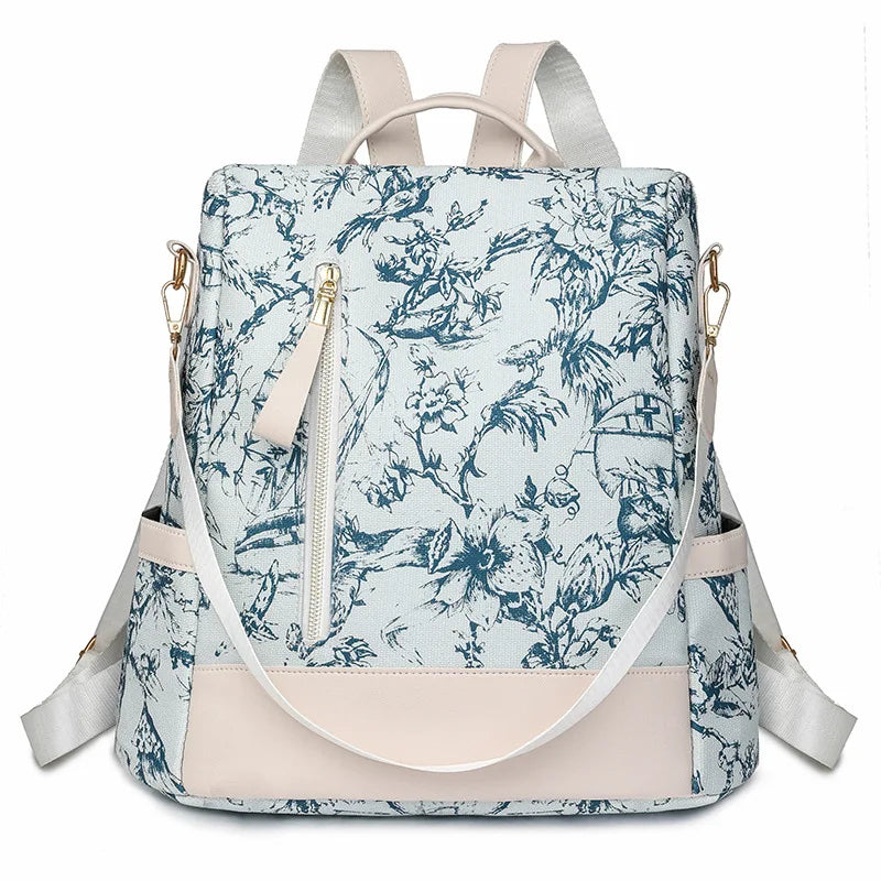 Fashionable Women's Bags, Trendy Backpacks, Large-Capacity Simple