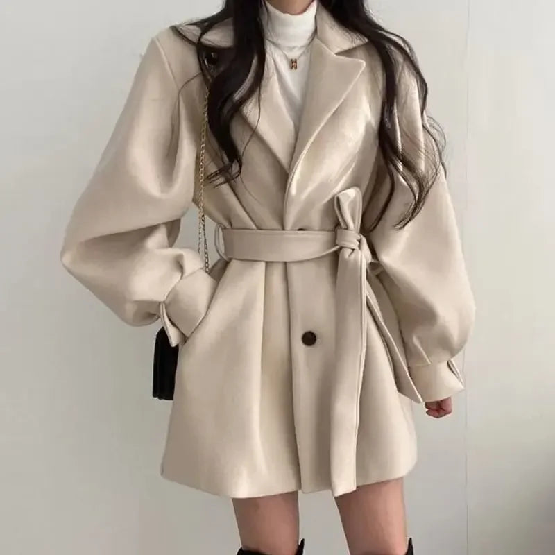 Zariah | Manteau trench à coupe ceinturée élégante pour femme