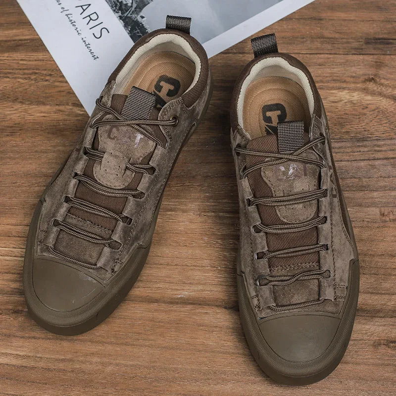 UrbanEdge - Skórzane sneakersy
