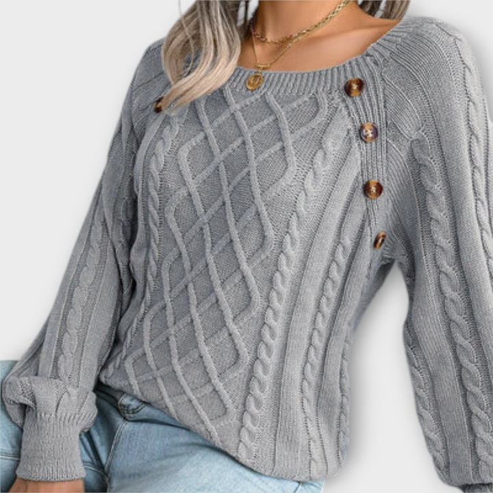 Camille de Lille™ - Sweter z dzianiny