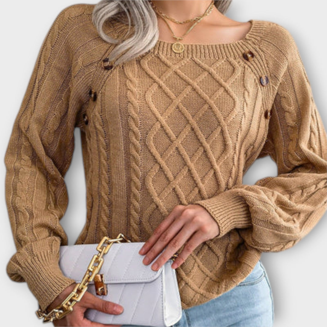 Camille de Lille™ - Sweter z dzianiny
