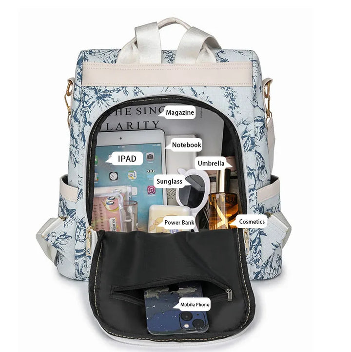 Fashionable Women's Bags, Trendy Backpacks, Large-Capacity Simple