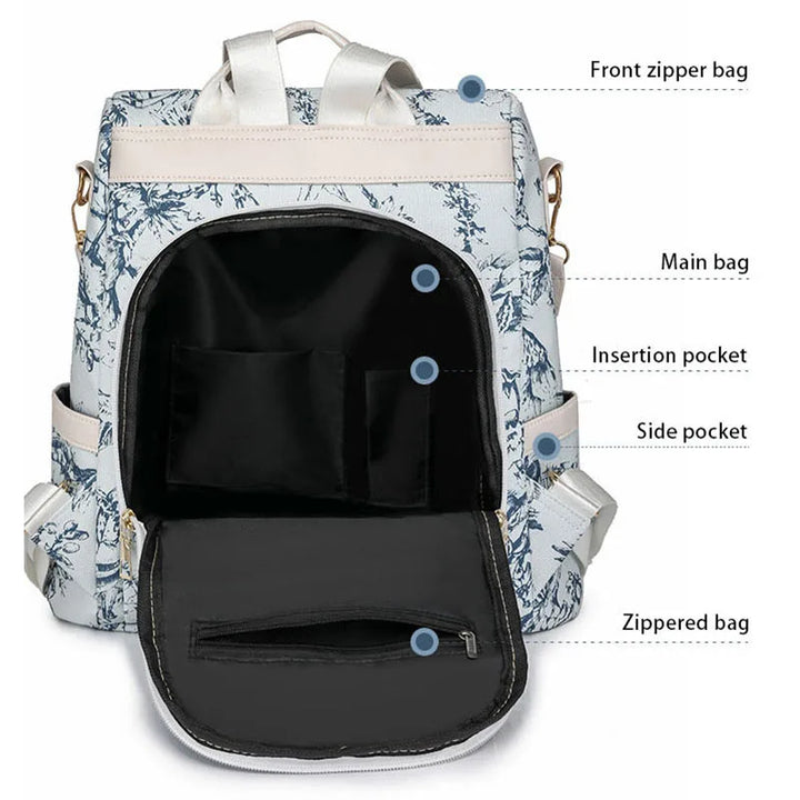 Fashionable Women's Bags, Trendy Backpacks, Large-Capacity Simple