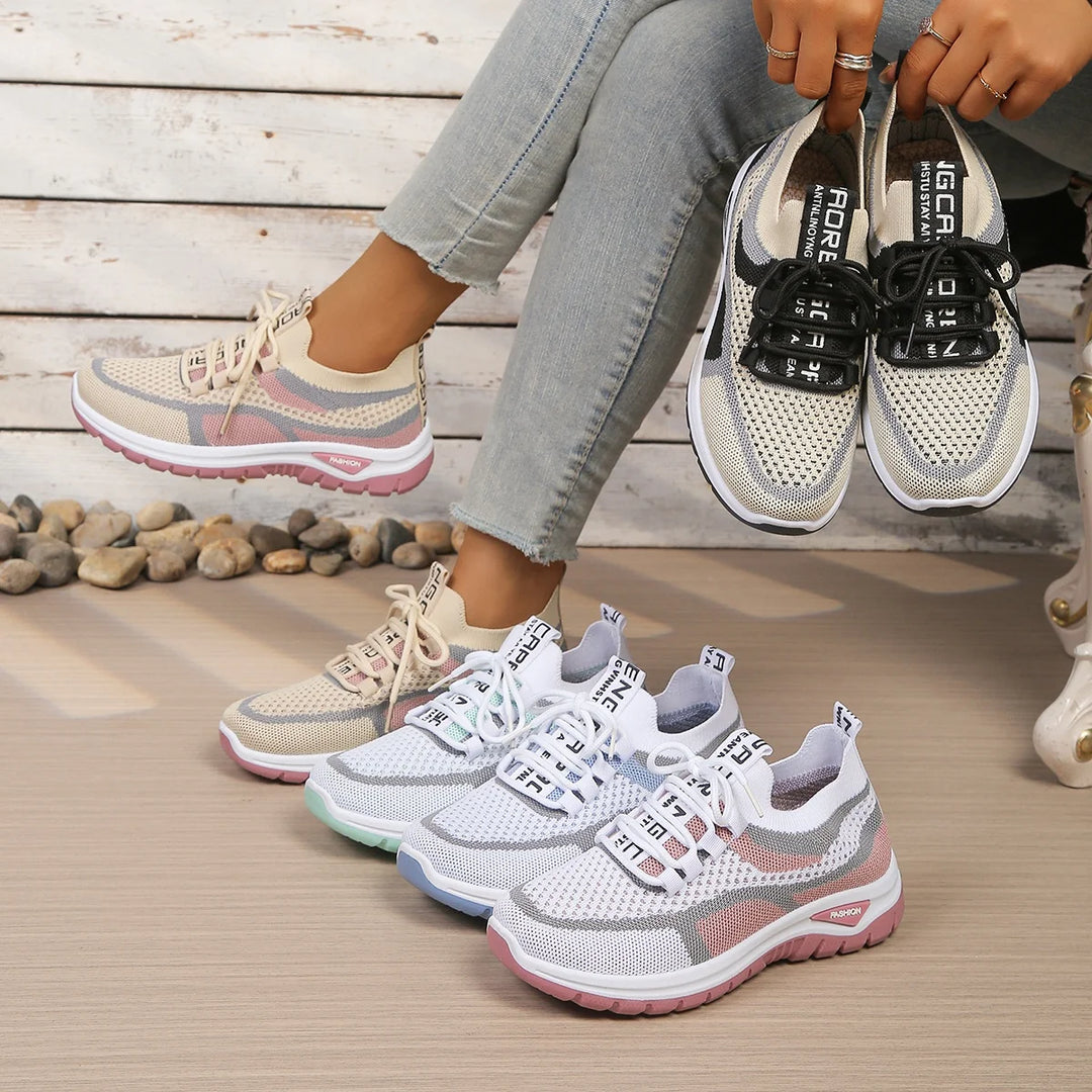 Women's Shoes Double-Color Work Shoes for Ladies