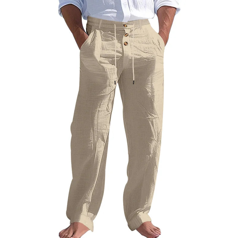 EMILE – Lekkie Eleganckie Spodnie na Letnie Dni