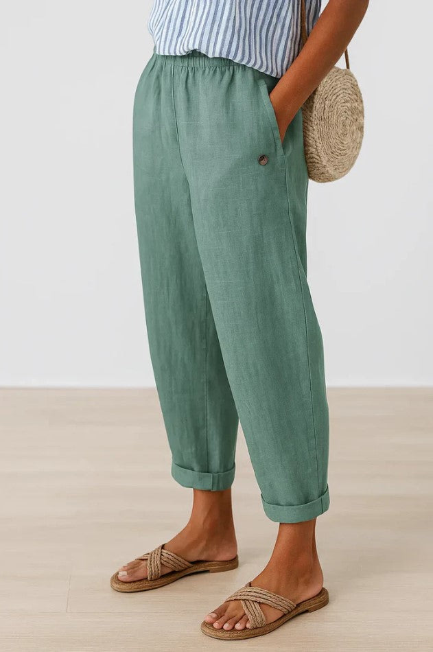 Helena - Eleganckie Pantalony w Ponadczasowym Stylu