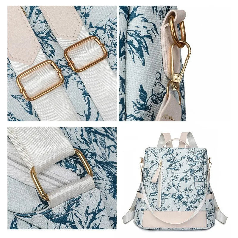 Fashionable Women's Bags, Trendy Backpacks, Large-Capacity Simple