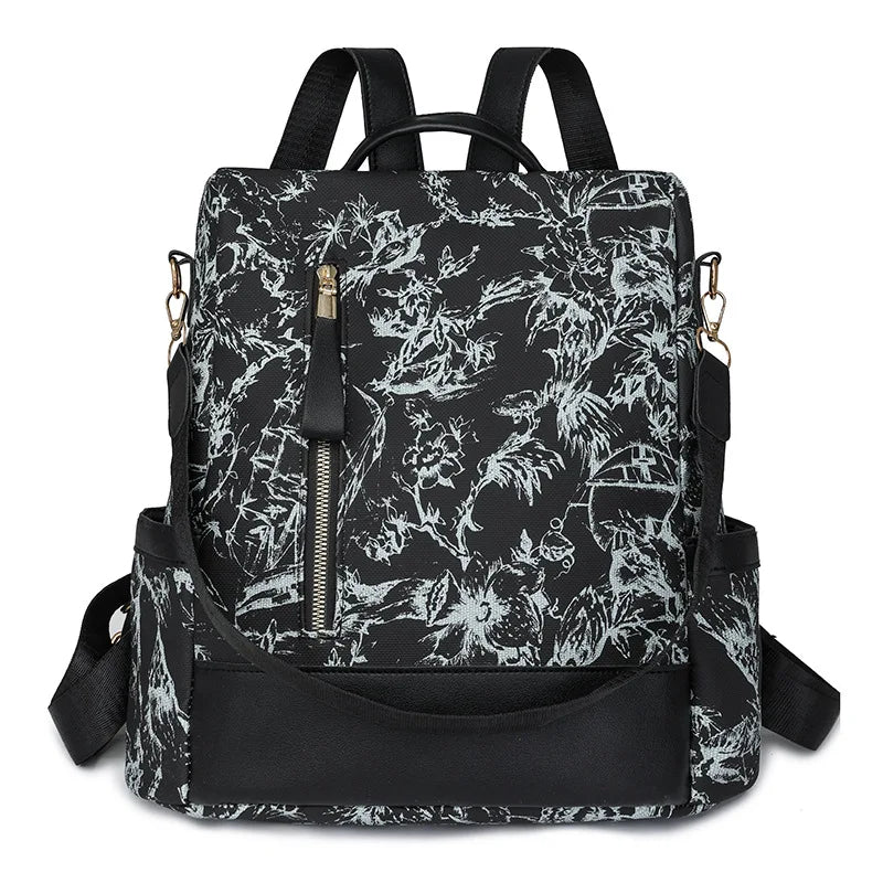 Fashionable Women's Bags, Trendy Backpacks, Large-Capacity Simple