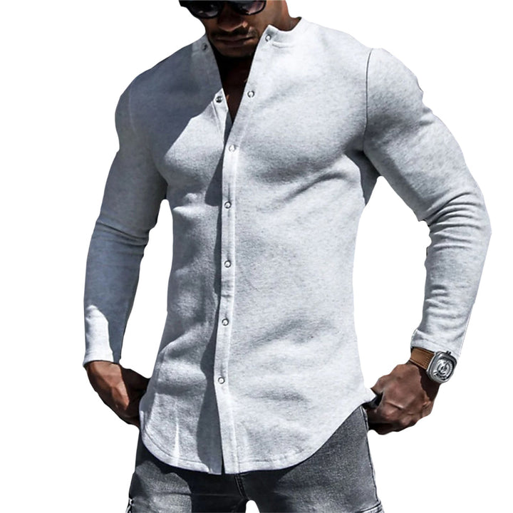 Dariusz - Koszula z Miękkiej Mieszanki w Stylu Casual