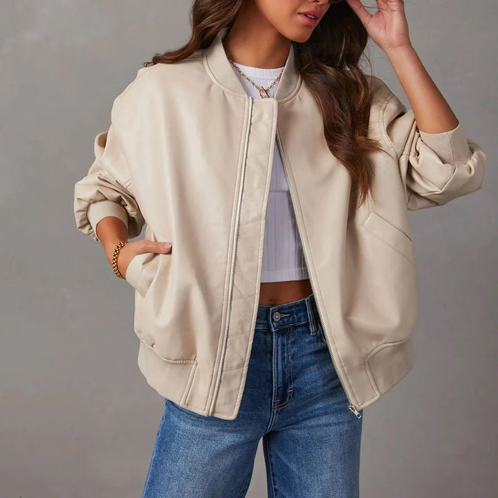 Indigo | Damska kurtka typu bomber oversize