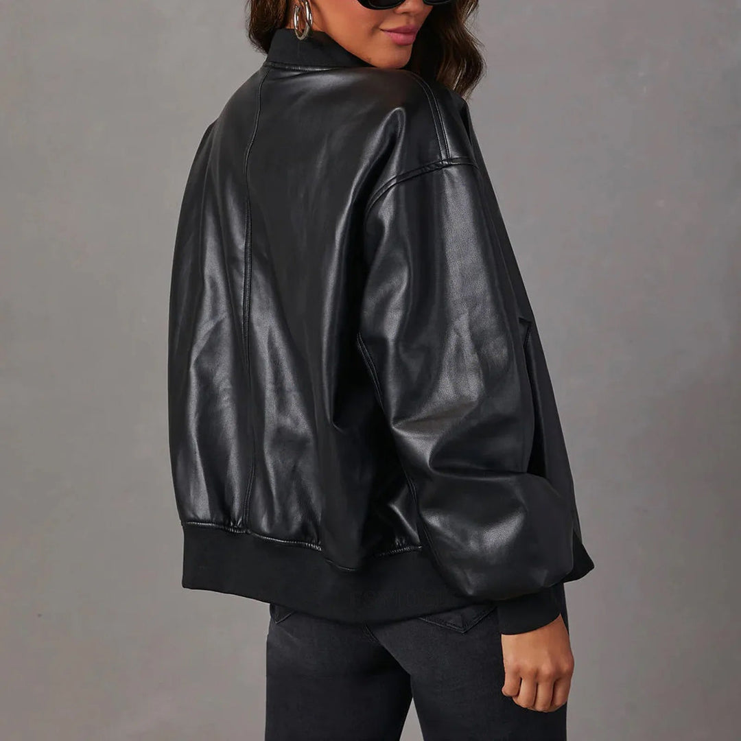 Indigo | Damska kurtka typu bomber oversize