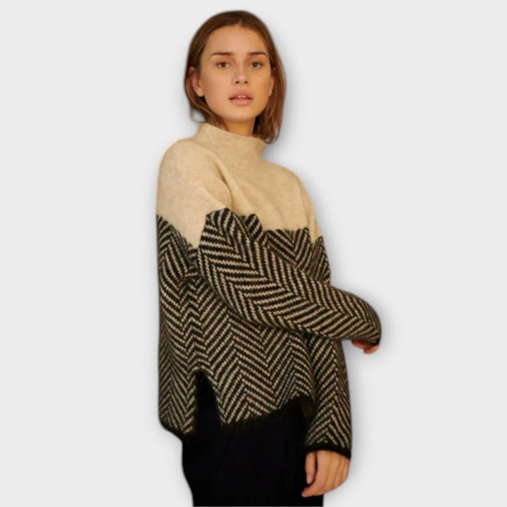 Clémence de Strasbourg™ - Sweter z dzianiny