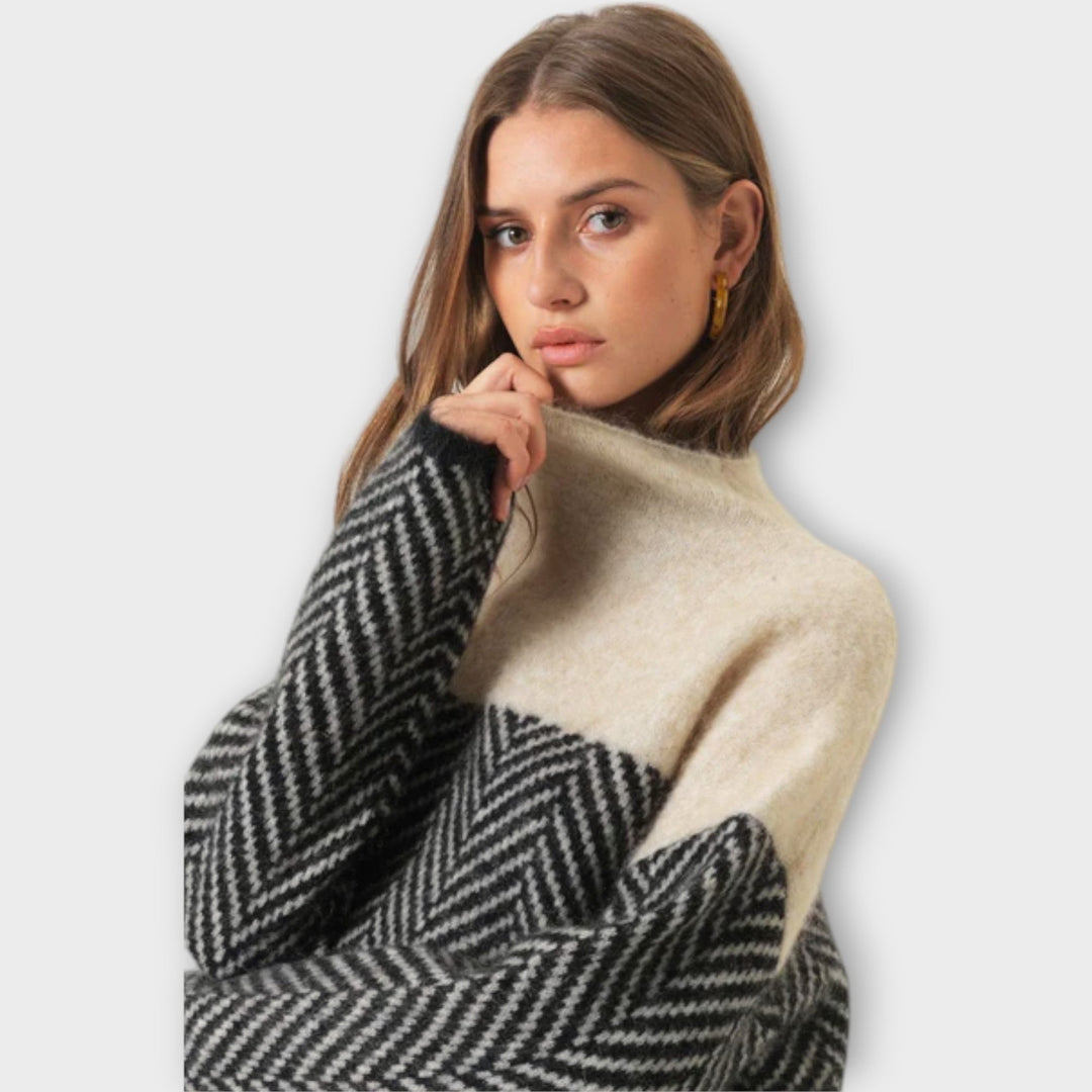 Clémence de Strasbourg™ - Sweter z dzianiny