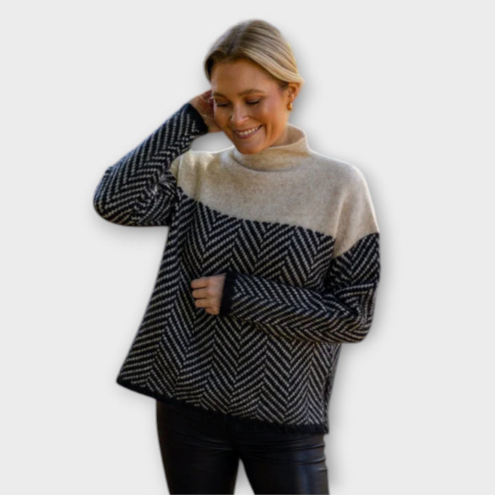 Clémence de Strasbourg™ - Sweter z dzianiny