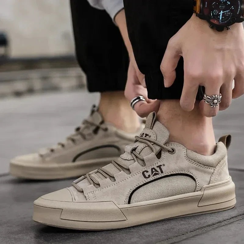 UrbanEdge - Skórzane sneakersy