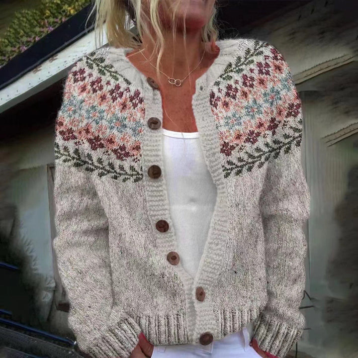 Cardigan Islandais Vintage Madelyne