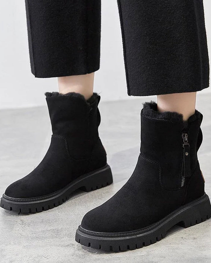 Bottes D’Hiver Pour Femme Avec Doublure En Polaire