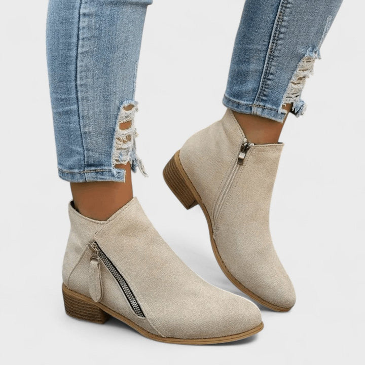 Celina - Vintage klasyczne botki