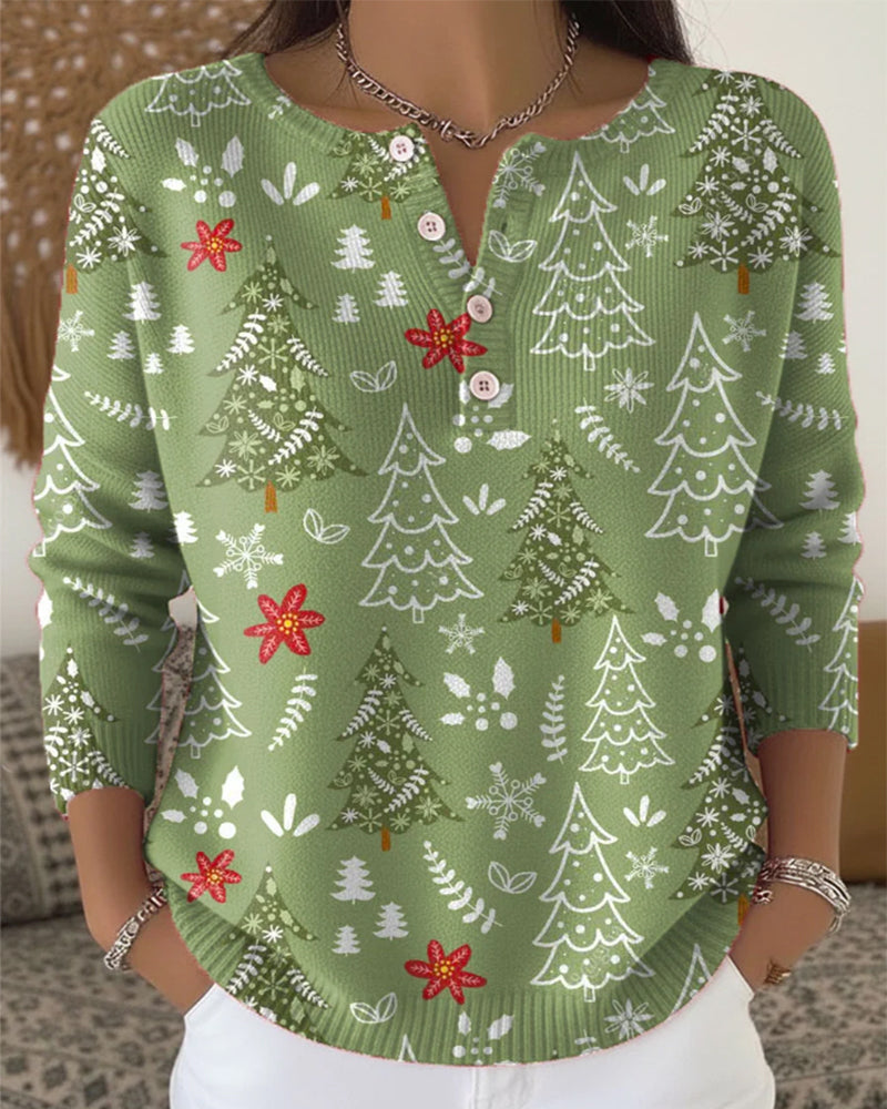 Pull Avec Motif De Sapin De Noël
