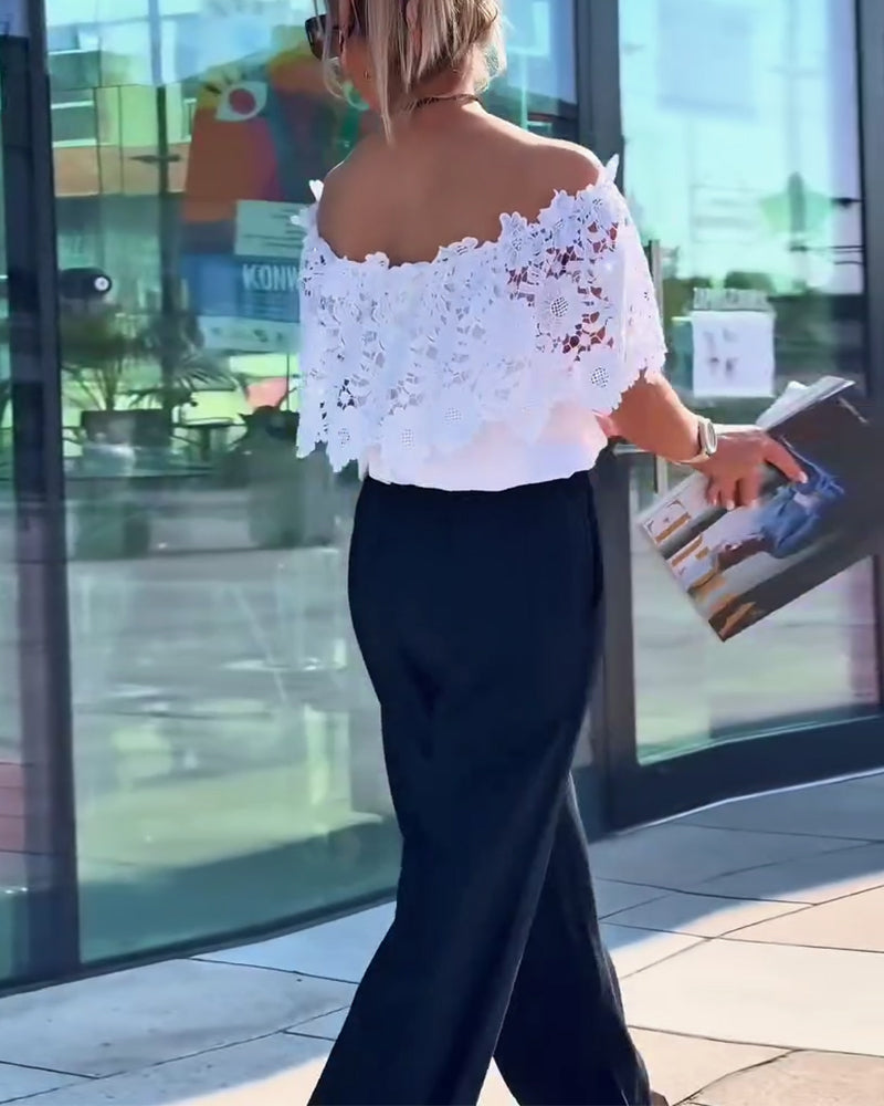 Blouse Dentelle Design Mode