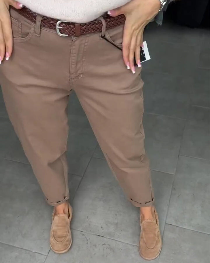 Modne spodnie cargo w stylu casual