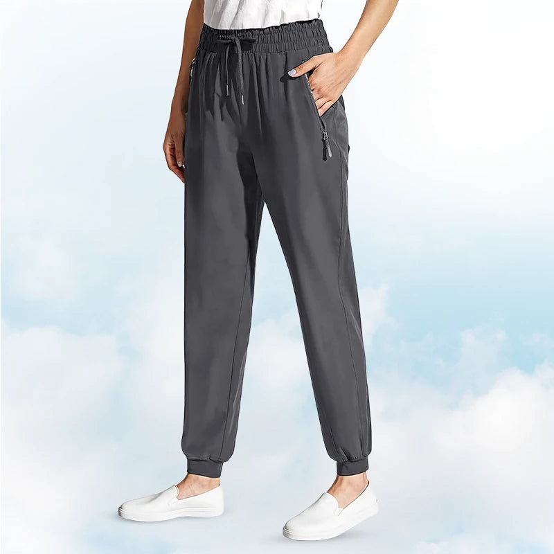 Pantalon Femme Ultra Élasticité Soie Glacée Confort Décontracté