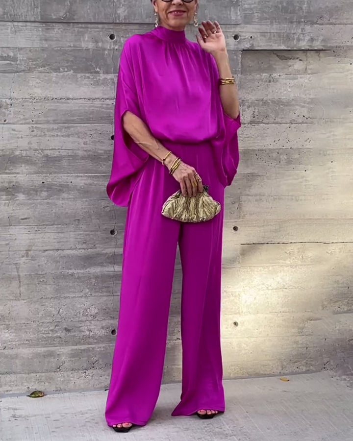 Ensemble de design élégant de couleur unie