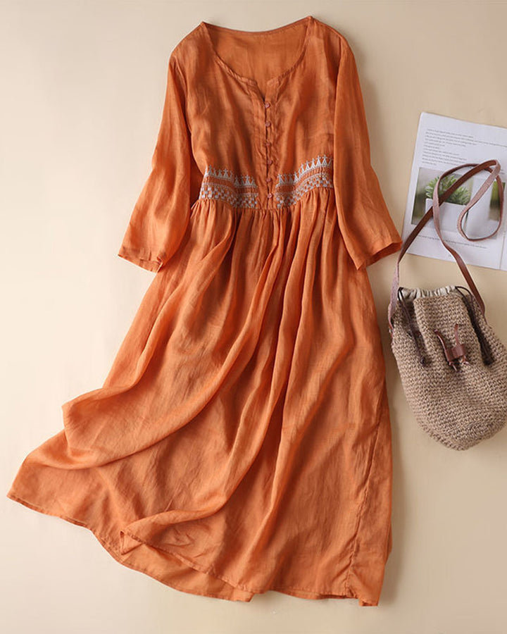 Malak | Robe Boho avec design fluide pour femmes