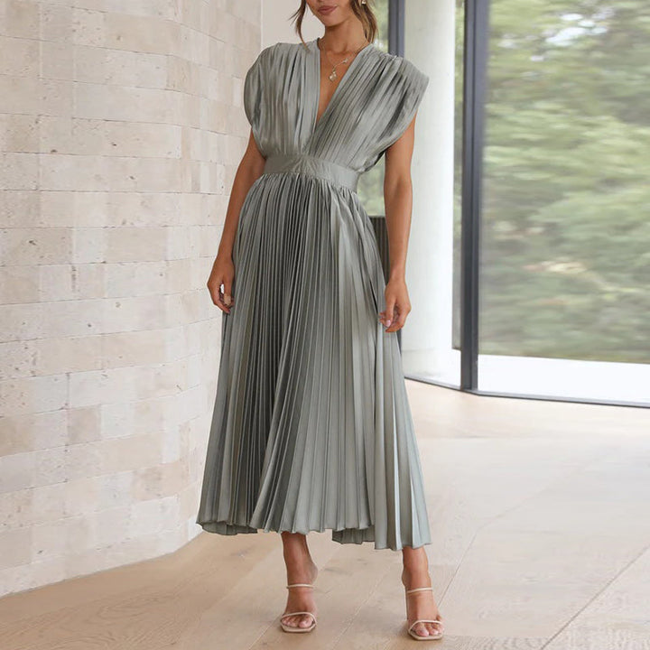Rachel | Robe Chic Midi pour Invitée de Mariage Femme