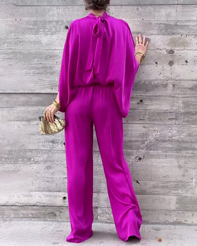 Ensemble de design élégant de couleur unie