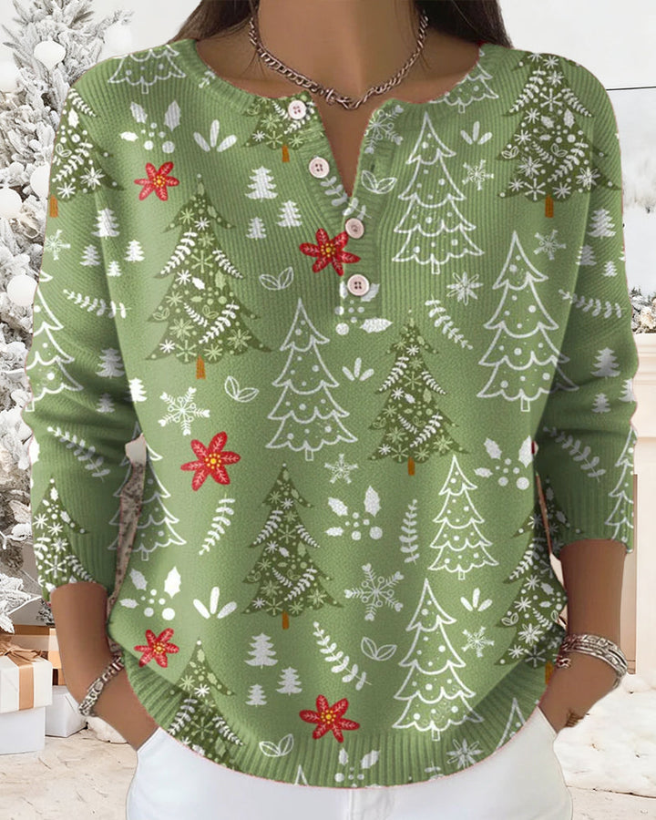 Pull Avec Motif De Sapin De Noël
