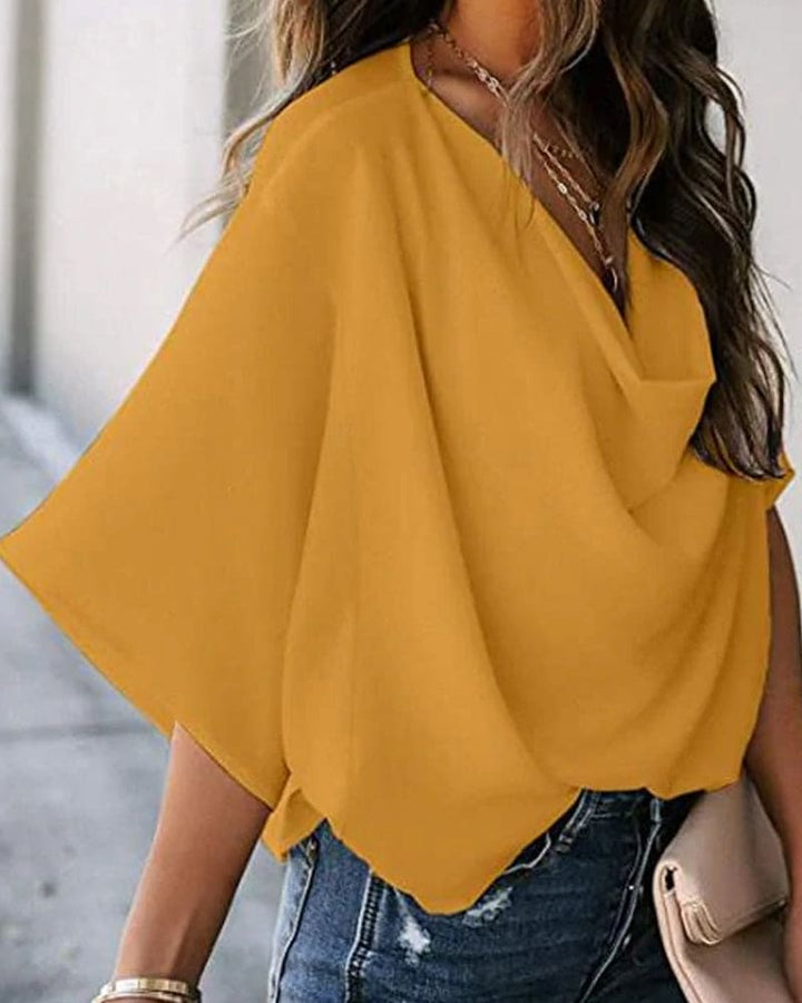 Kristina | Blouse élégante avec manches chauve-souris pour femmes