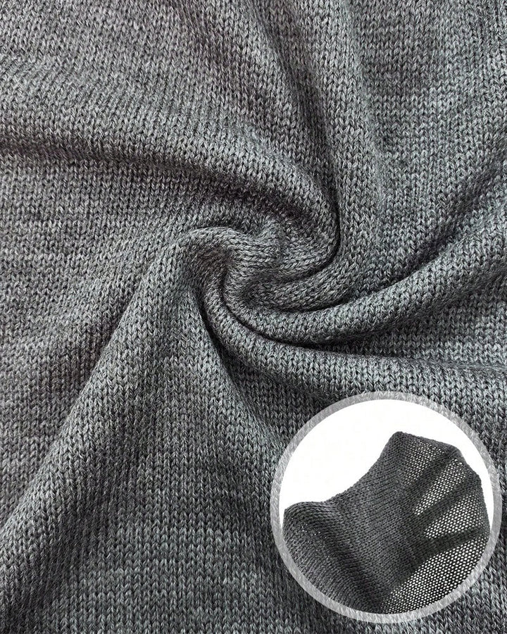 Sweter z rękawami reglanowymi i wiązaniem z boku