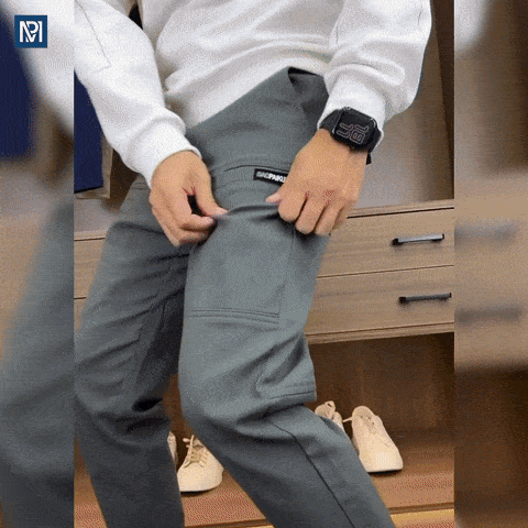 Multipants – Spodnie Cargo Stretch o Wysokiej Elastyczności, Wielokieszeniowe i Wytrzymałe