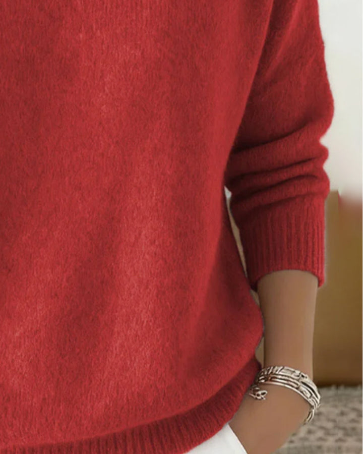 Pull Col Roulé Style Décontracté