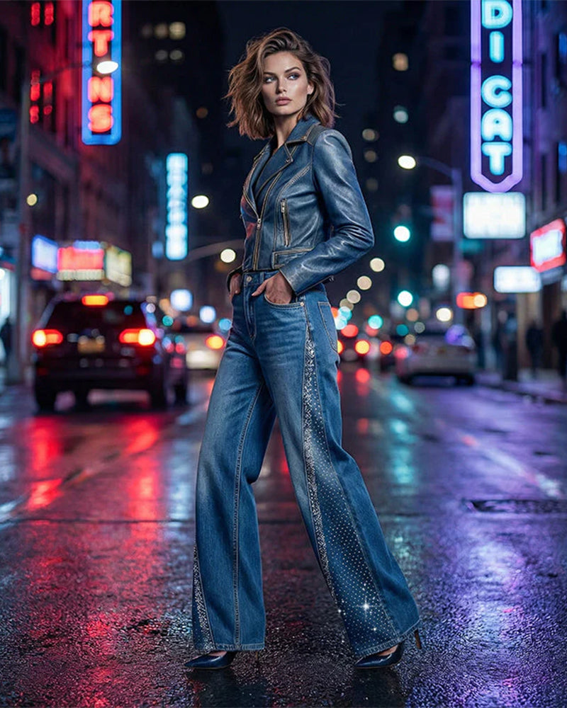 Jeans o kroju relaxed, sprane, z prostymi nogawkami