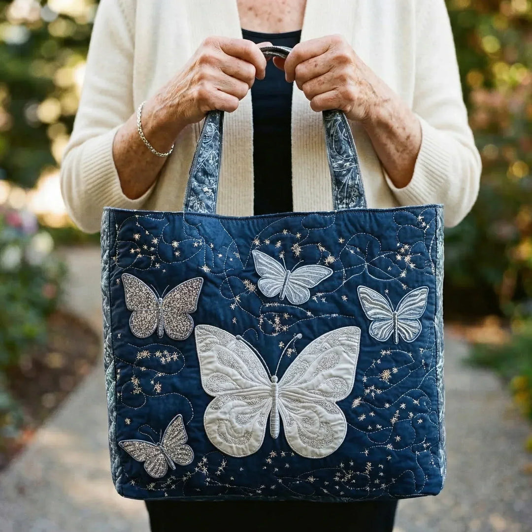 Torba Artisanal - Papillon Srebrna
