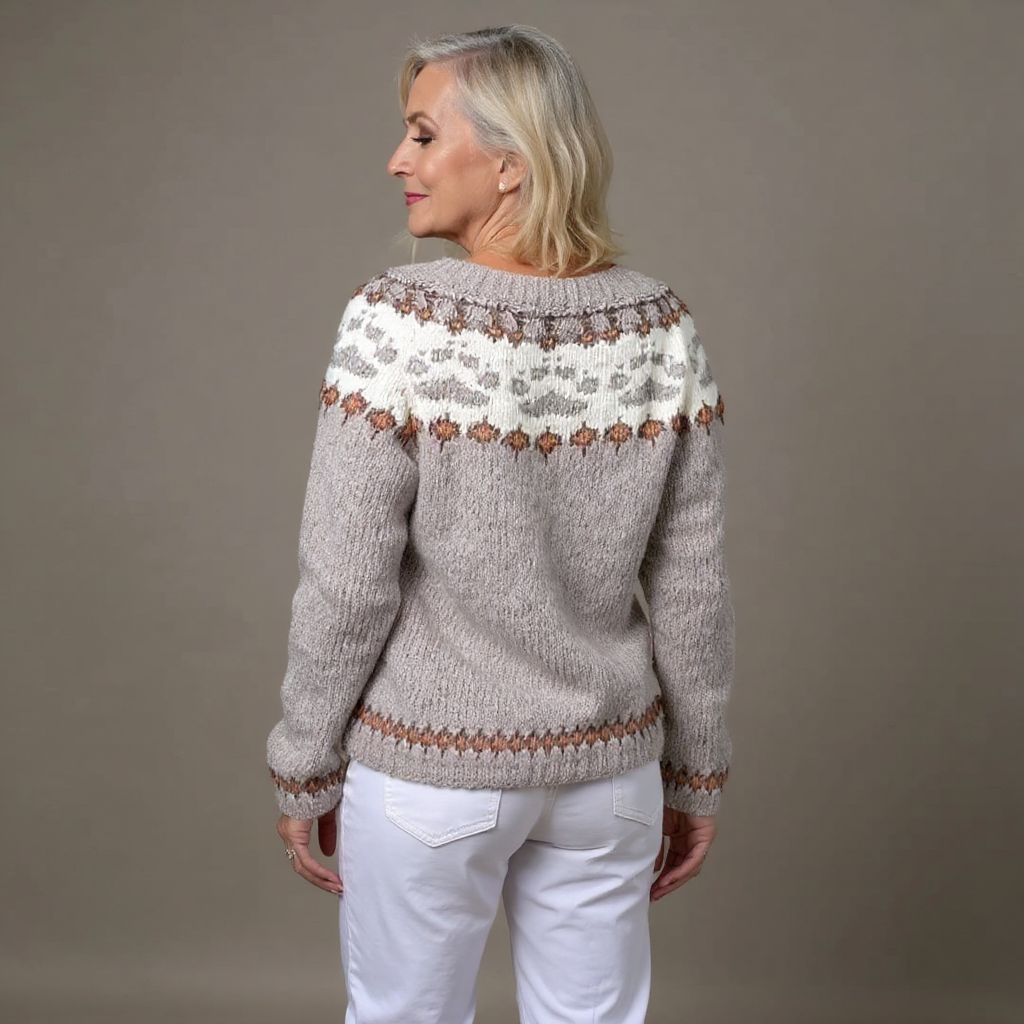 Cardigan Islandais Vintage Emery