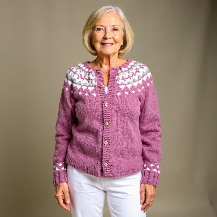 Cardigan Islandais Vintage Maya