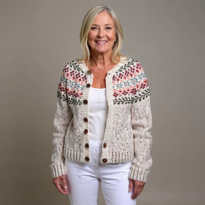 Cardigan Islandais Vintage Madelyne